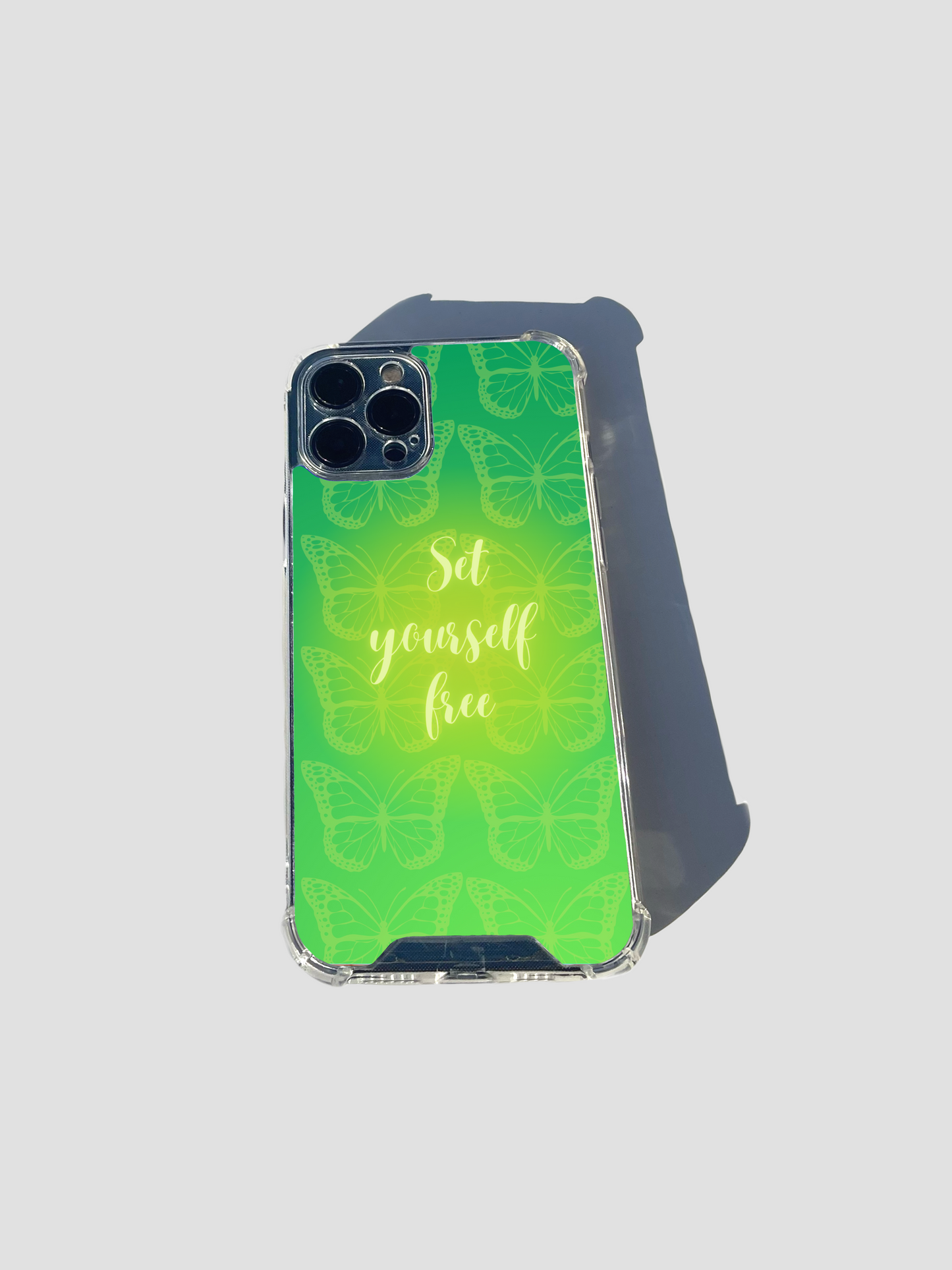 Set Yourself Free (Green) Phone Case