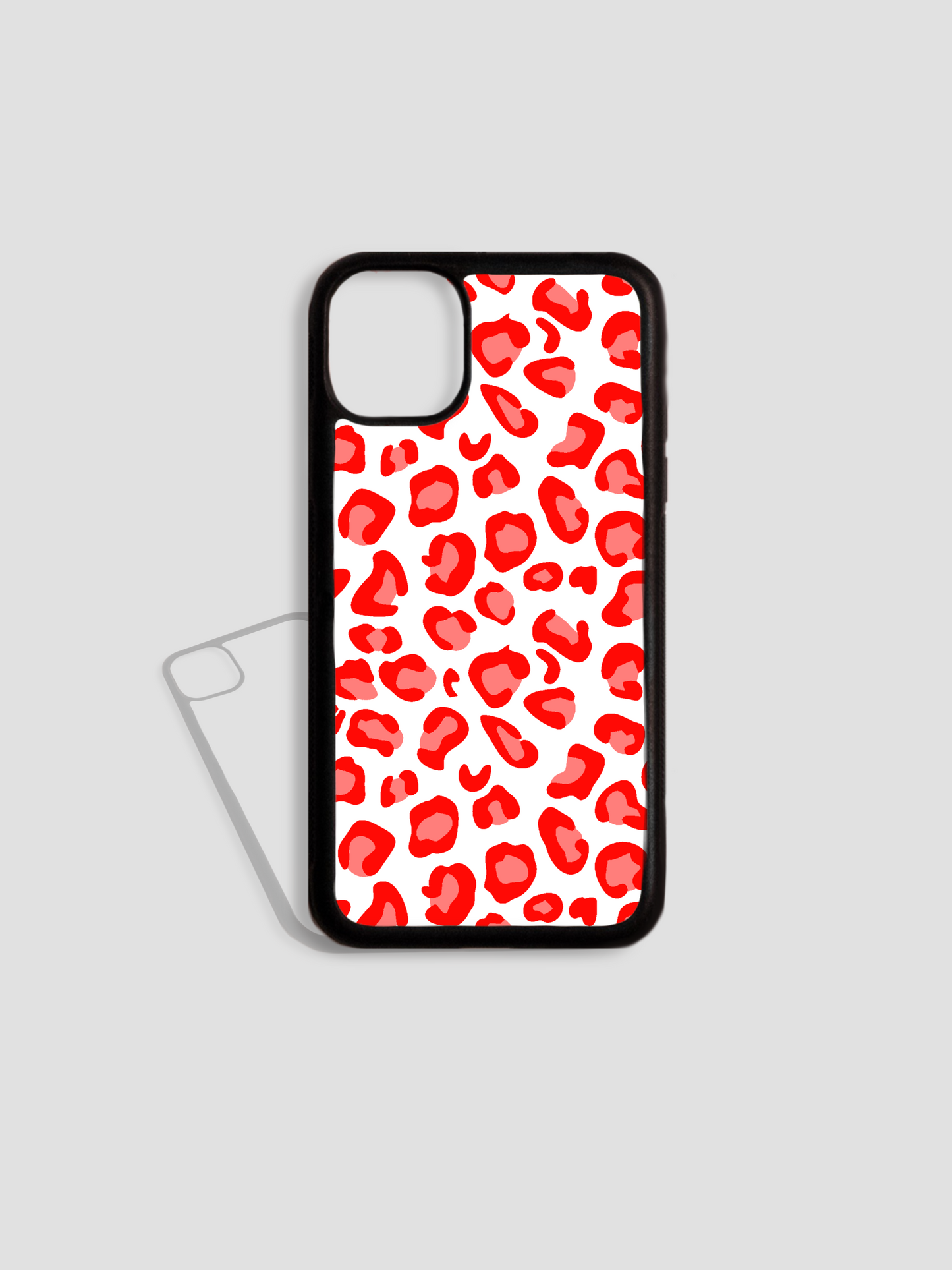 Cheetah Print (Red) Phone Case