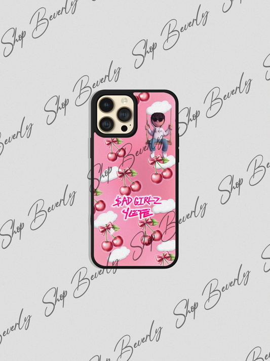 Junior H Sad Girlz Pink Cherries Phone Case