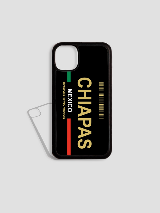 Chiapas (Black) Phone Case