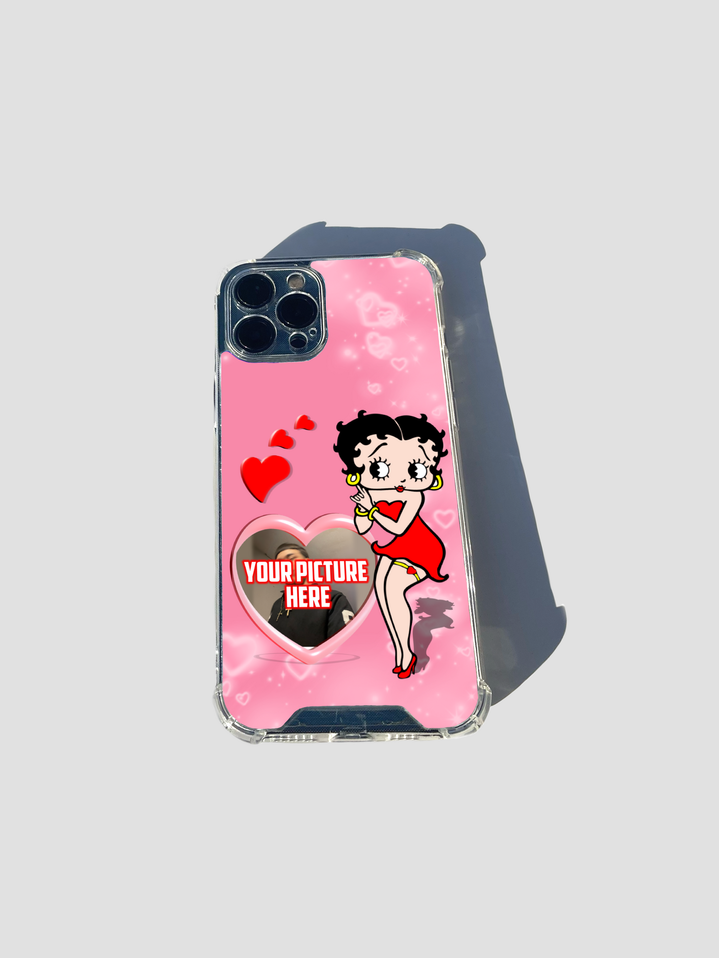 Betty Boop Custom Phone Case (Attach Picture)