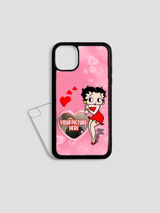 Betty Boop Custom Phone Case (Attach Picture)