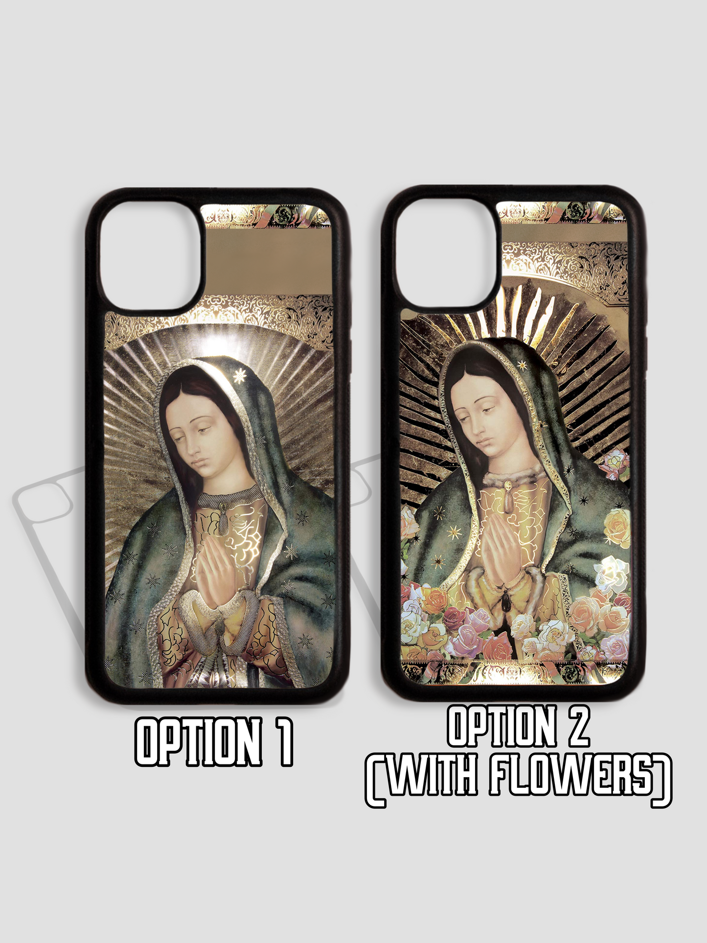 Virgen De Guadalupe (Portrait) Phone Case