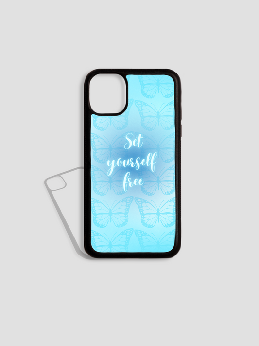 Set Yourself Free (Blue) Phone Case